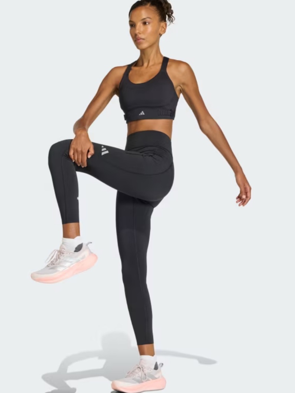 adidas Black High-Waist Leggings